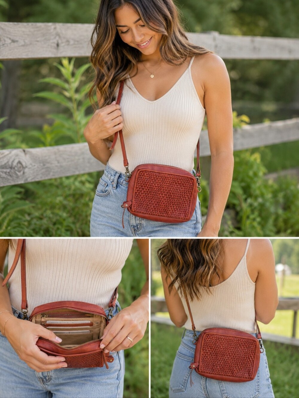 Milo Genuine Leather Crossbody Bag